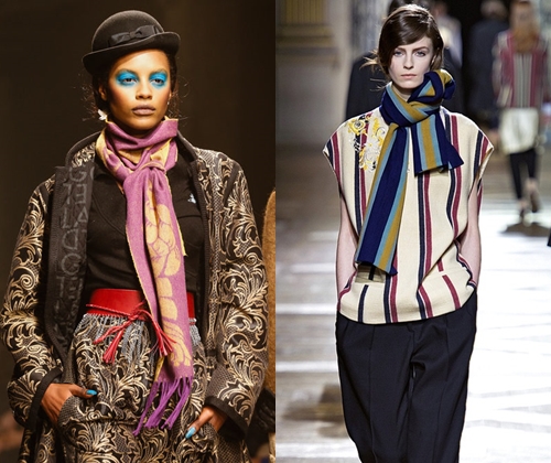 Moda eșarfe de iarnă 2013-2014 