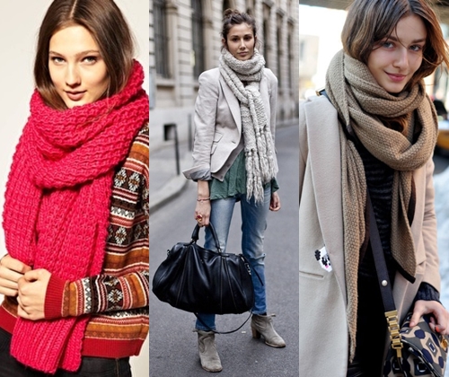 Moda eșarfe de iarnă 2013-2014 