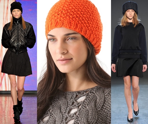 Modă tricotate pălării iarna 2014: fotografii de pălării cele mai la modă femei