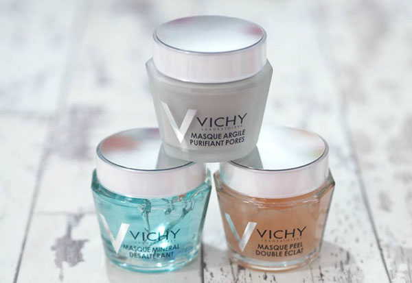 Efect triplă: mască minerală Vichy
