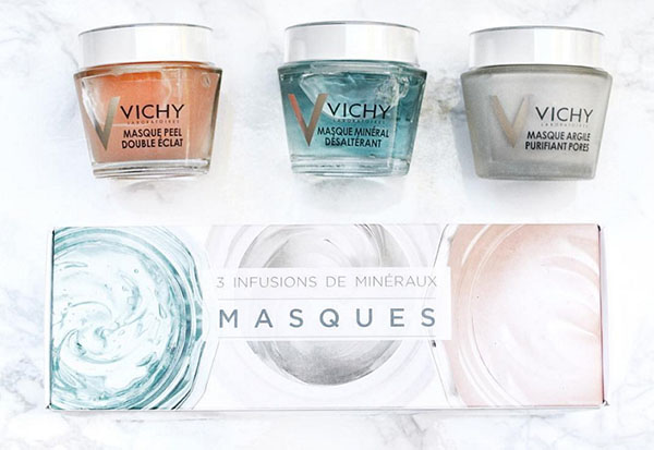 Efect triplă: mască minerală Vichy