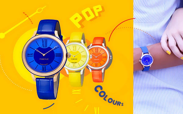 Fireworks colors: ceas noutati Fabergé Flirt