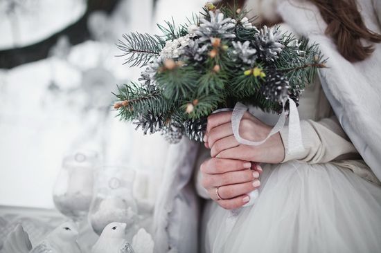 Idei pentru o fotografie de nunta in timpul iernii