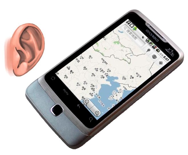 ureche și telefon