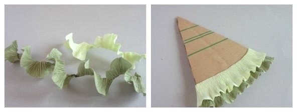 ne lipim ace pe baza pomului de Craciun inserarea de ace