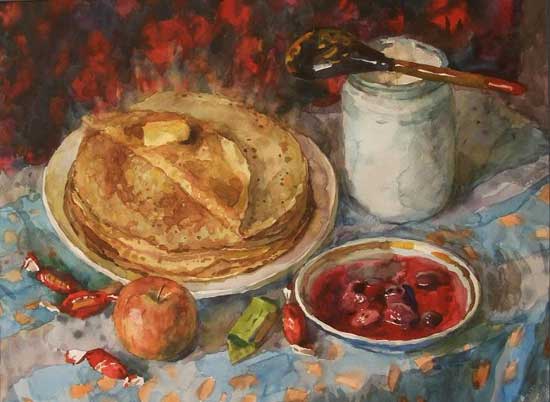 Cum să atragă Shrovetide? Desenați o vacanță de primăvară împreună cu copiii