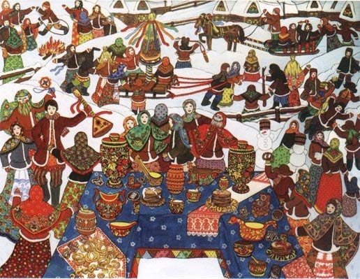 Cum să atragă Shrovetide? Desenați o vacanță de primăvară împreună cu copiii