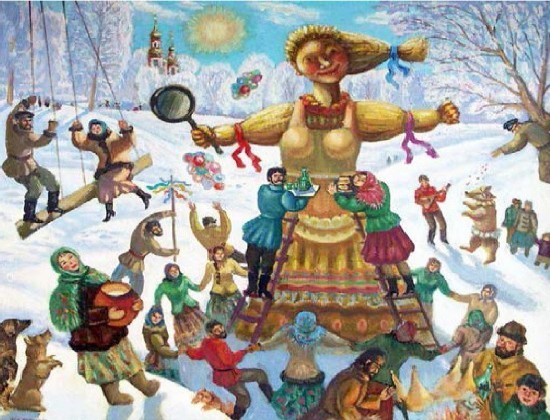 Cum să atragă Shrovetide? Desenați o vacanță de primăvară împreună cu copiii