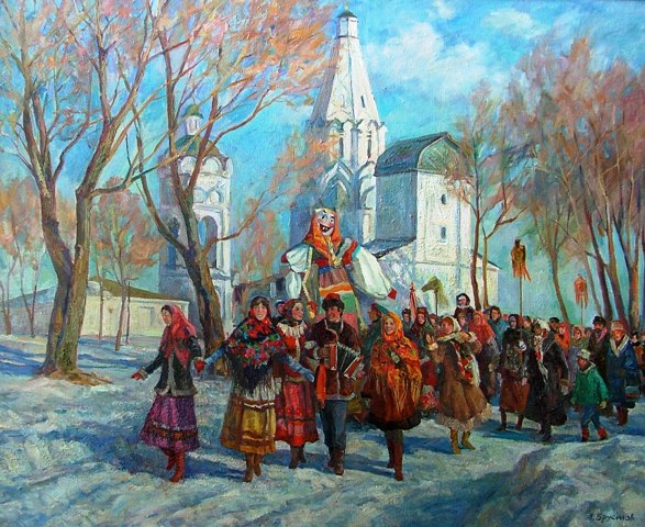 Cum să atragă Shrovetide? Desenați o vacanță de primăvară împreună cu copiii