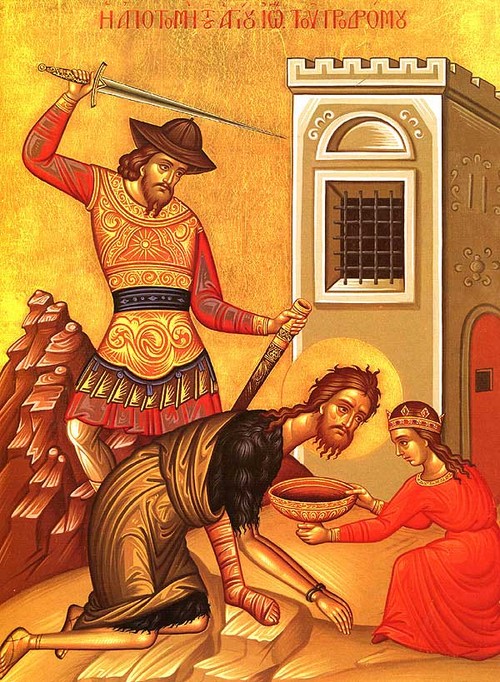 11 septembrie - sărbătoarea decapitării lui Ioan Botezătorul