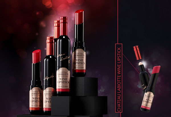 Cosmetica într-un pahar: o colecție de vin de make-up Chateau Labiotte