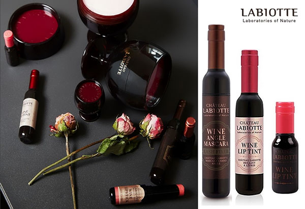 Cosmetica într-un pahar: o colecție de vin de make-up Chateau Labiotte