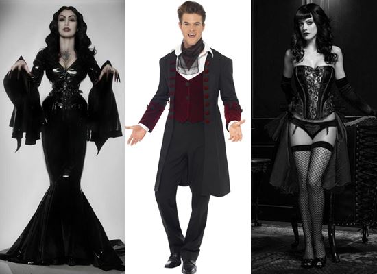 Vampir Costum pentru Halloween: fotografie cum să-ți faci mâinile