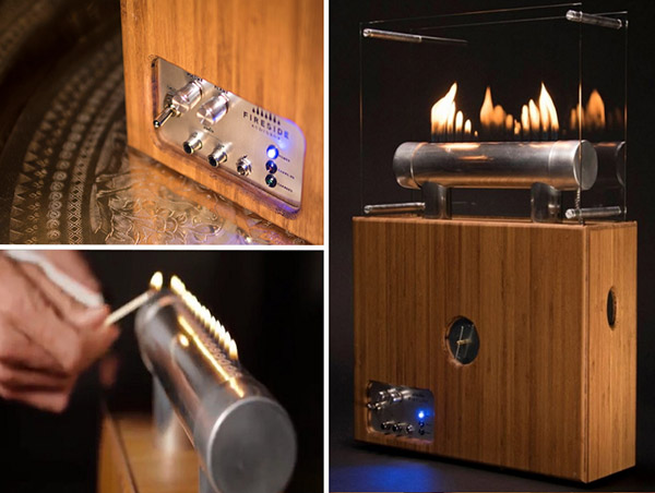 Magic de incendiu: colț-semineu Fireside Audiobox
