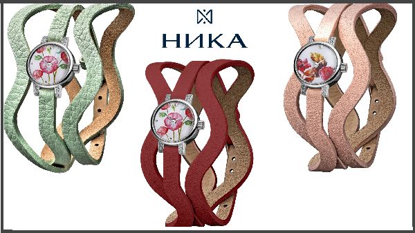 Modele accente în imaginea feminină cu ceasurile "Lollipops" și "VIVA FLEUR" de la NIKI