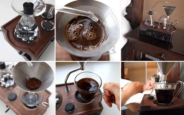 Cadou pentru coffeemakers: aparat de alarmă-cafea Barisieur