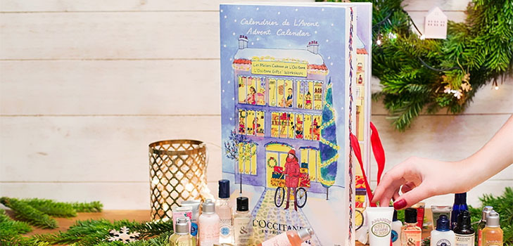 Starea de spirit festivă: Calendarul de advent L'Occitane
