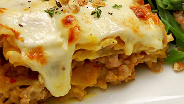 Rețetă pentru lasagna vegetariană picantă de la IKFA