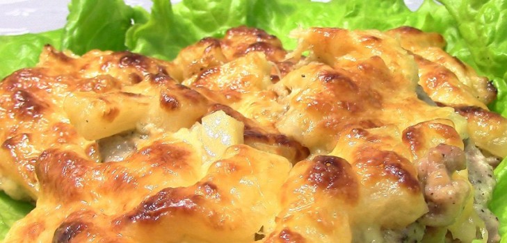 Cartofi cu carne tocată în franceză: rețete în cuptor și multivark