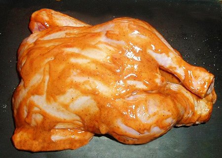 carnea de pui lubrifiată
