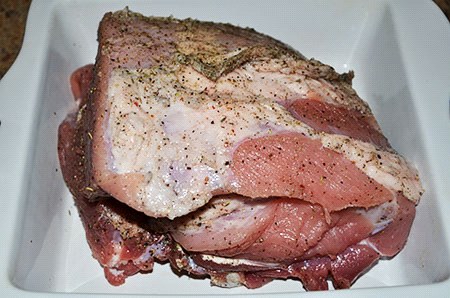 carne de porc marinată bucată de carne
