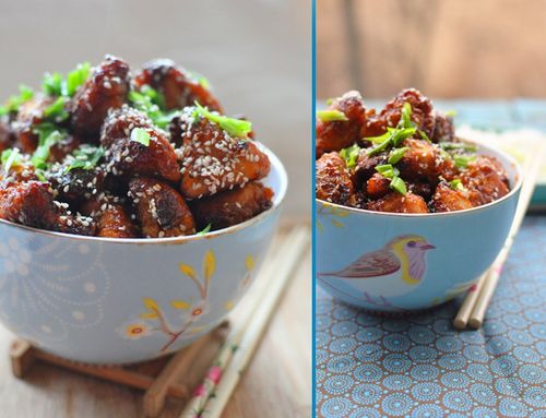 Carne cu sos dulce și acru, rețetă simplă și delicioasă de pui cu susan