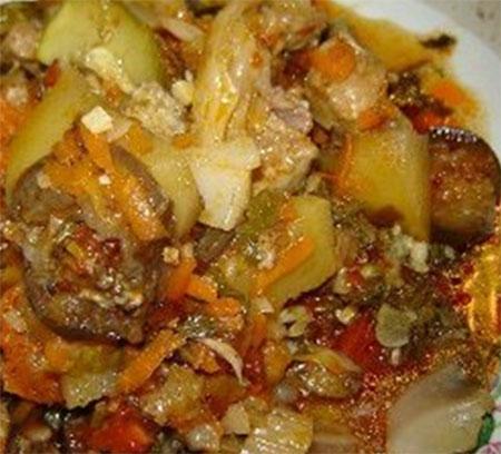 pune toate legumele în castron