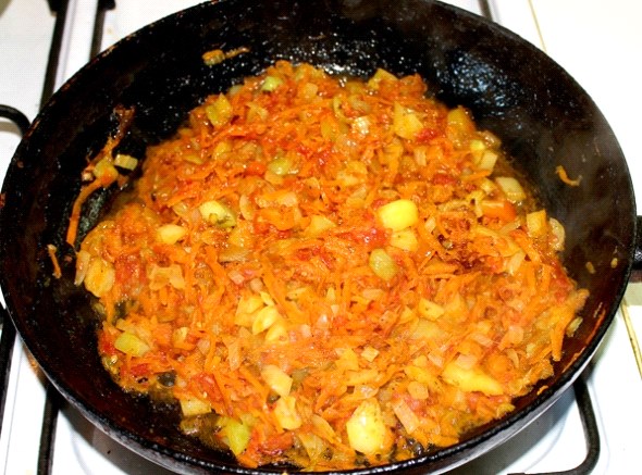 prăji legume