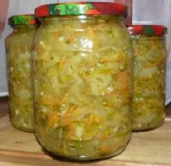 Salata de varza pentru iarna cu rosii verzi