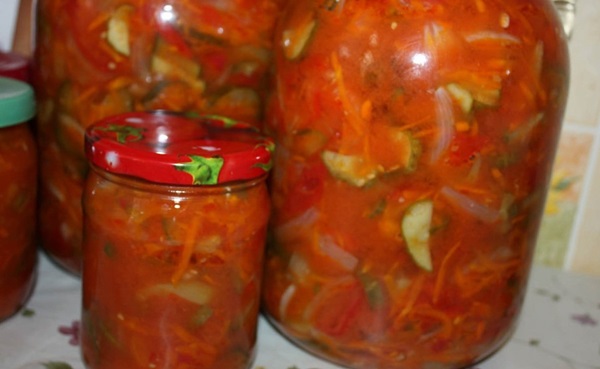 Salată de roșii pentru iarnă
