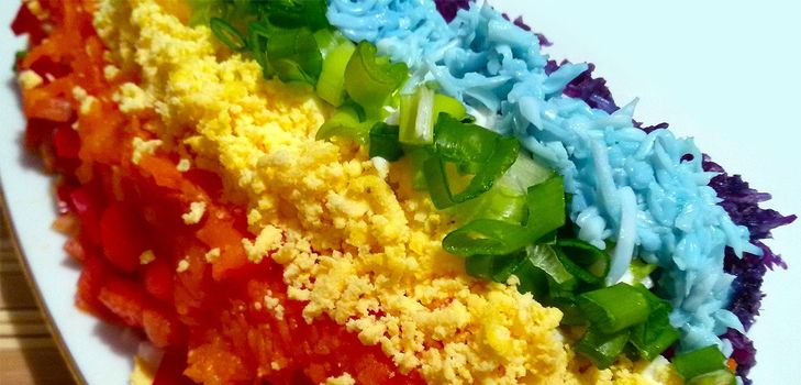 Salata Rainbow Rețetă
