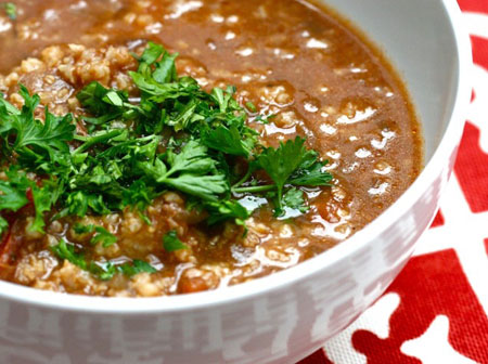 Soup-harcho - rețetă cu pui