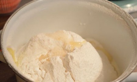 Branza de branza si crema de crema, reteta cu fotografie