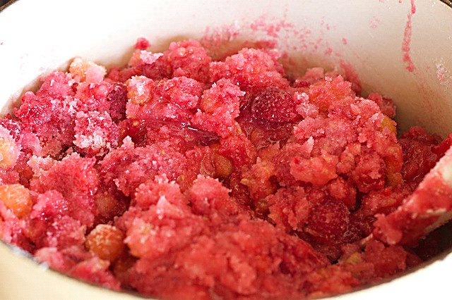 fructe de padure amestecate