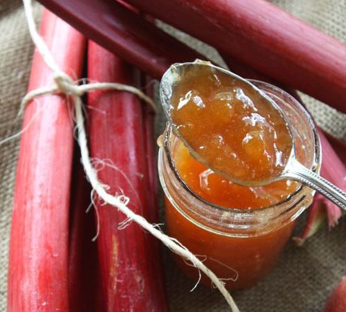 Jam cu rubarbă cu banană