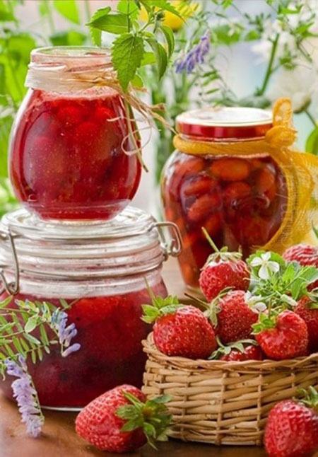 Dulceața de căpșuni este un remediu pentru răceli
