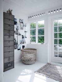 Interior în culoare albă