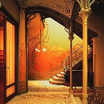 Art nouveau în interior
