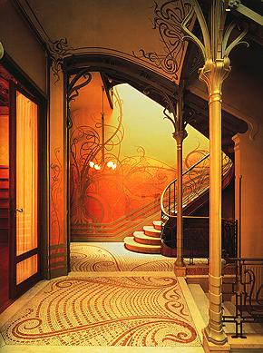 Art Nouveau în interior