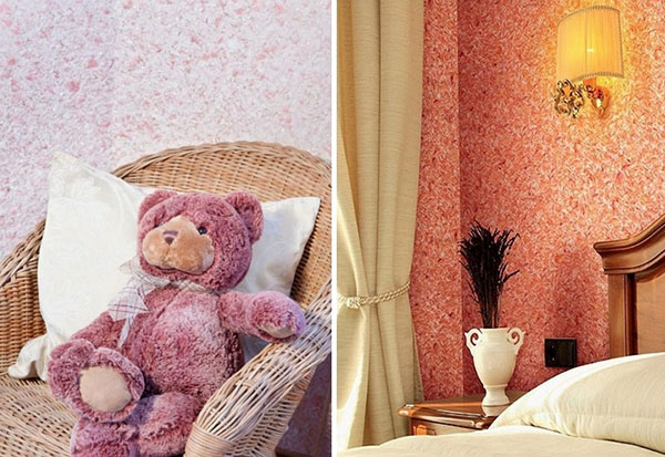 Tapetul lichid în interior: trei avantaje evidente