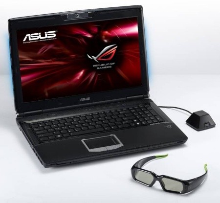 Asus G51J Notebook tridimensional 3D