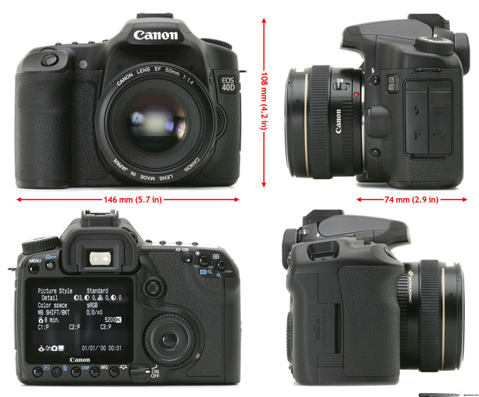 Aparat foto digital Canon EOS 40D