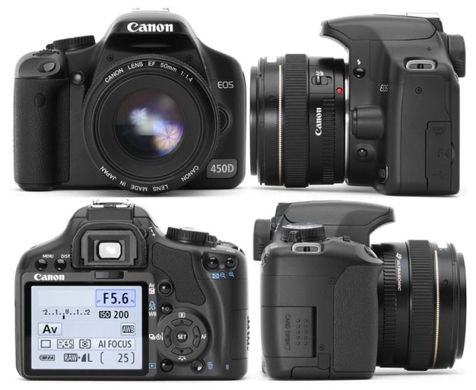 Aparat foto digital Canon EOS 450D